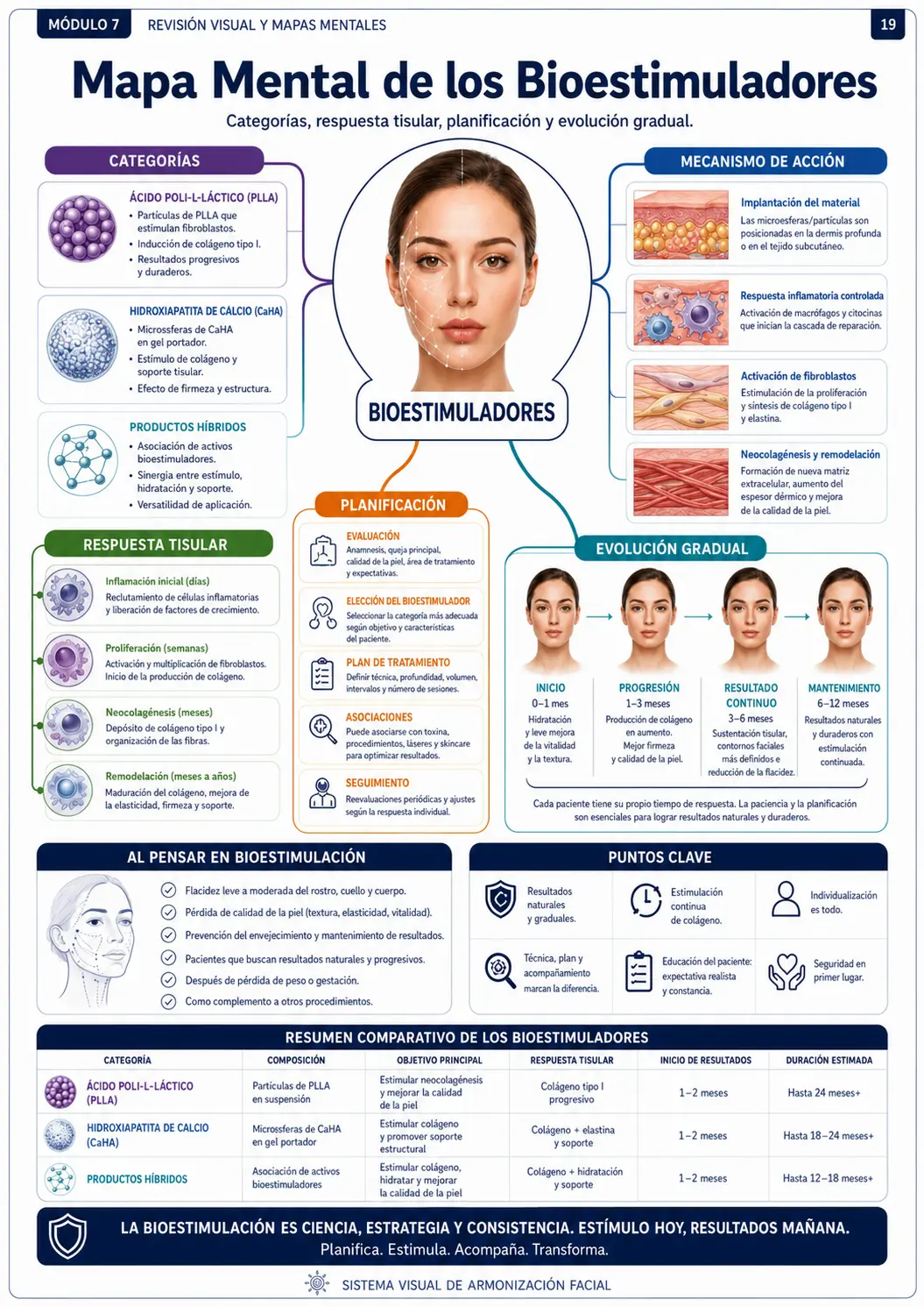 Mapa Mental de los Bioestimuladores