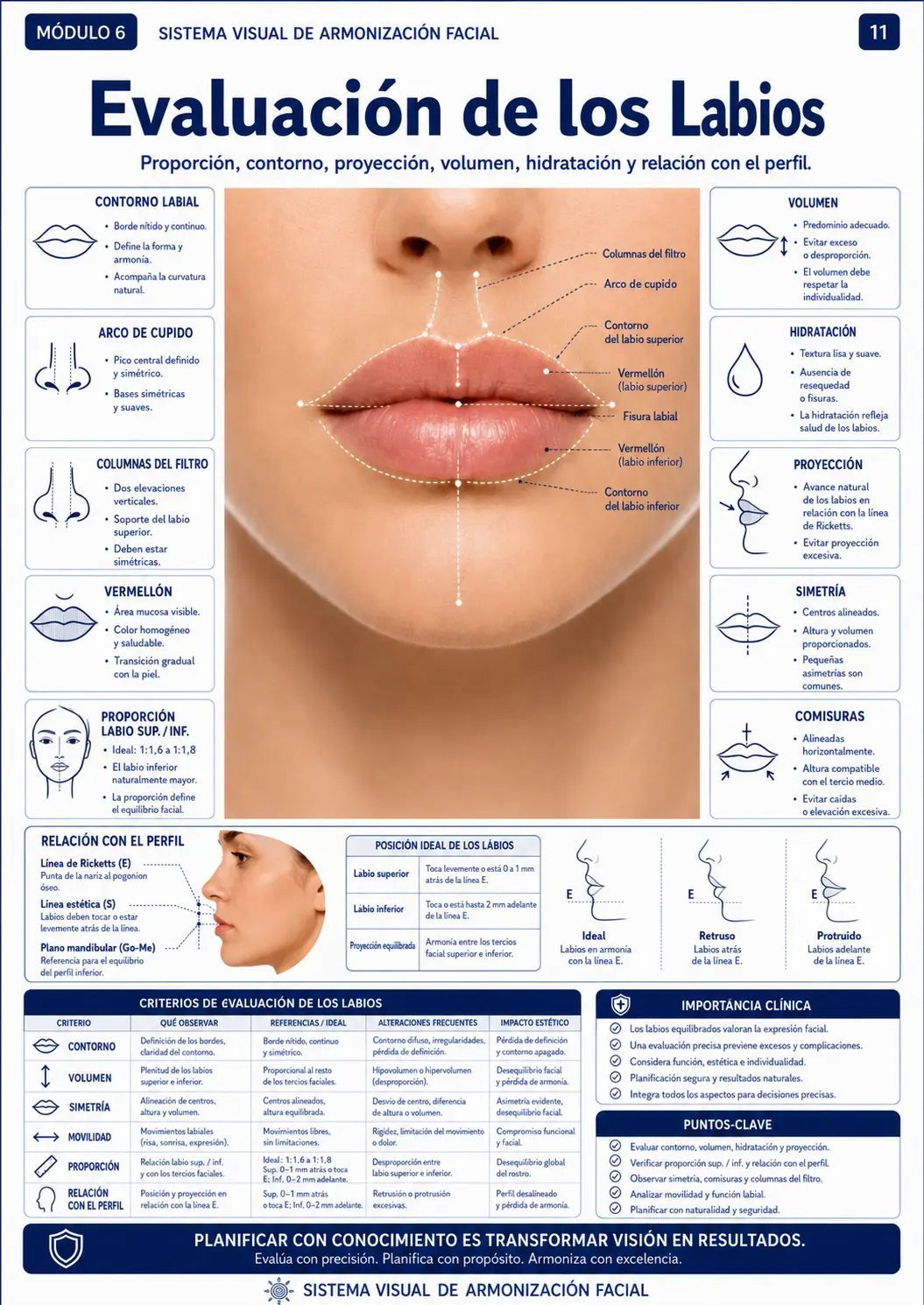 Evaluación de los Labios